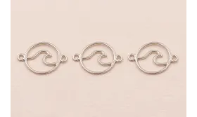 Entrepieza OLA 15mm / Cuentas Metálicas de Plata 925