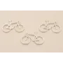 Colgante Bicicleta Plata 925 22*15mm / Cuentas Metálicas de Plata 925