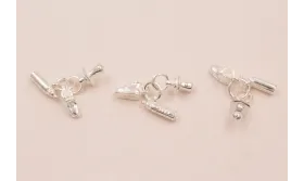 Colgante plata 925 Chupete, biberon, zapato 15mm  / Cuentas Metálicas de Plata 925