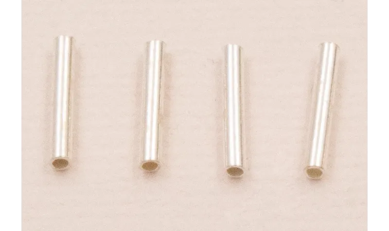 Tubo Plata 925 10*1,3mm interior de 1mm / Cuentas Metálicas de Plata 925