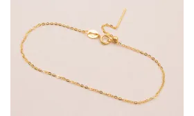 Pulsera Completa Plata 925 17cms Or / Bases de Pulseras de Plata 925