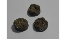 drusa plana 10mm Verde / Semipreciosas de 