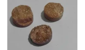 drusa plana 14mm Rosa / Semipreciosas de 