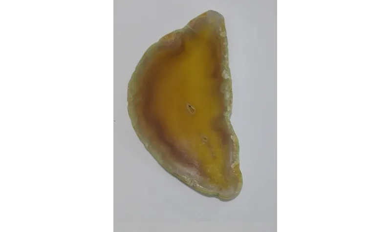 Chapa Aghata mate 7,5-9 * 4-5cms Marrón whisky / Semipreciosas de 