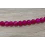 Facetada JADE 4mm Fuxia / Semipreciosas de 