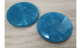 Disco JADE Azul 50mm diámetro / Semipreciosas de 