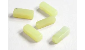 Listón Jade 13*4 verde Lima / Semipreciosas de 