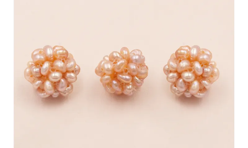 Bola de 12mm hecha de perlas tostadas