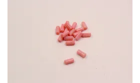 Tubo Coral 8*3mm / Semipreciosas de 