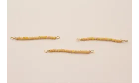 Bastón de 40mm con piedra Cuarzo Melocotón / Semipreciosas de 