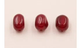 Ovalo Irregular Cuarzo 10*7*7 Color Granate / Semipreciosas de 