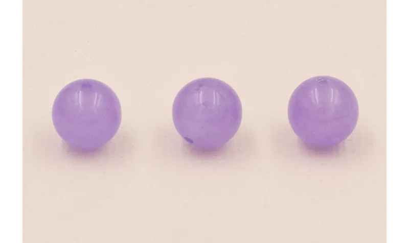 Bola Cuarzo 10mm Color morado / Semipreciosas de 