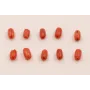 Ristra de 40cms de Micro Tubos de Coral 2,5*4mm / Semipreciosas de 