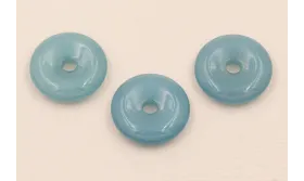 Disco de Cuarzo de 20mm Ext + 3,5mm int Azul / Semipreciosas de 