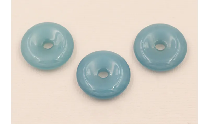 Disco de Cuarzo de 20mm Ext + 3,5mm int Azul / Semipreciosas de 