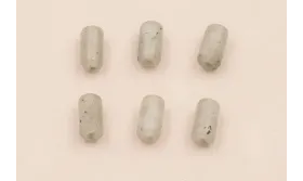 Ristra 38cms Tubos Piedra 4*8mm Gris con Vetas / Semipreciosas de 