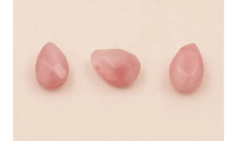 Gota Cuarzo facetado 10*6mm Morado / Semipreciosas de 