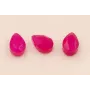 Gota Cuarzo facetado 10*6mm Fuxia / Semipreciosas de 