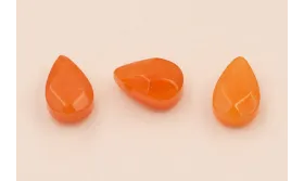 Gota Cuarzo facetado 10*6mm Teja / Semipreciosas de 