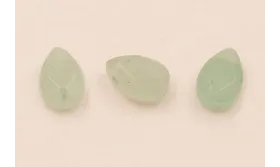 Gota Cuarzo facetado 10*6mm Azul claro / Semipreciosas de 