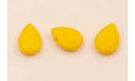 Gota Cuarzo facetado 12*8mm Amarillo / Semipreciosas de 