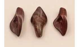 Tulipán Jade 26*15*10 Rojizo / Semipreciosas de 