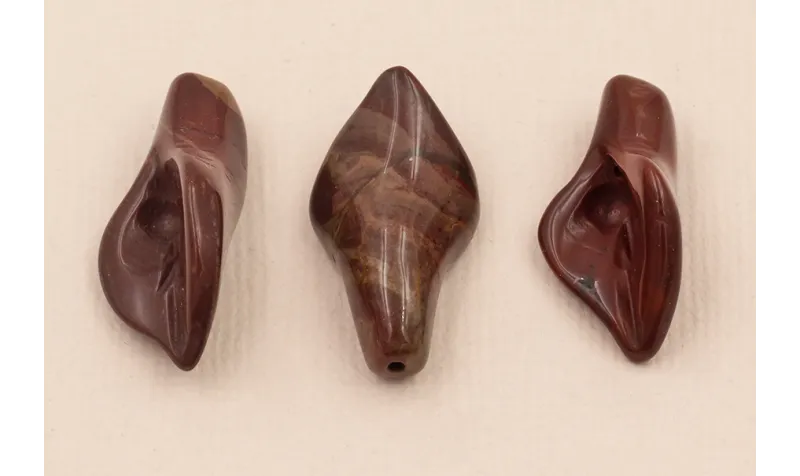 Tulipán Jade 26*15*10 Rojizo / Semipreciosas de 