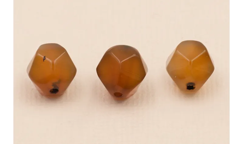 Facetada Irregular Jade 10mm Marrón Traslúcido / Semipreciosas de 