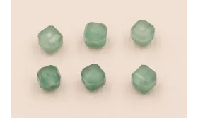 Cubo Biselado Piedra 4*4mm Color  Gris Azulado / Semipreciosas de 