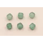 Cubo Biselado Piedra 4*4mm Color  Gris Azulado / Semipreciosas de 