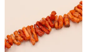 Ristra de 20cms Tallos de Coral de 15 a 40mm / Semipreciosas de 