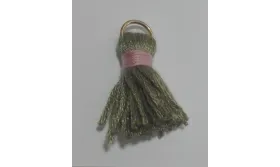 Pompon cordón grueso 25mm Verde-Caldera /Cuentas de  Tela 