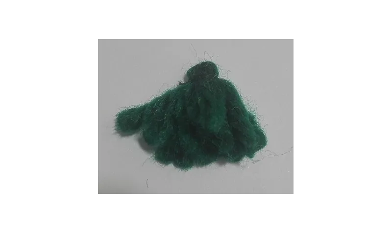 Pompon Lana 15mm Verde /Cuentas de  Tela 