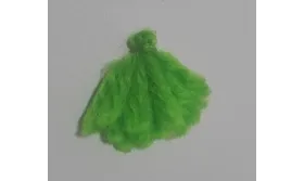 Pompon Lana 15mm verde Fosforito /Cuentas de  Tela 