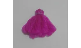 Pompon Lana 15mm  Morado /Cuentas de  Tela 