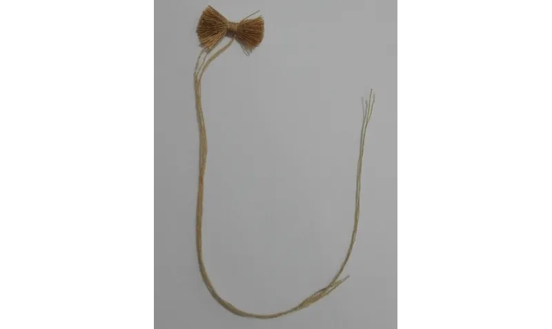 Mariposa Beige 20mm ancho /Cuentas de  Tela 