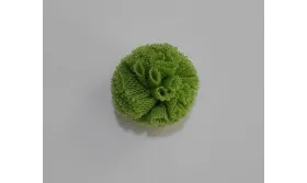 Bola TUL 20mm verde /Cuentas de  Tela 