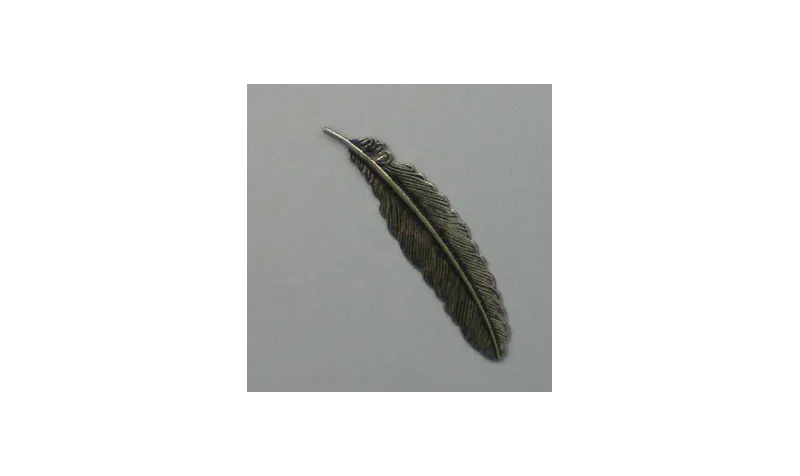 Hoja metálica 55mm largo- P.Vieja / Cuentas Metálicas de Latón / Zamak