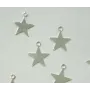 Cogante Estrella pequeña 9mm Plata / Cuentas Metálicas de Latón / Zamak