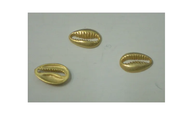 Pieza Conchita de Mar 10*8mm Oro Mate
