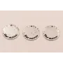 Medalla 20mm "Hermana" Plata vieja / Cuentas Metálicas de Latón / Zamak