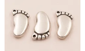 Colgante Pie 20mm longitud / Cuentas Metálicas de Latón / Zamak