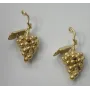 Colgante racimo uvas 3D 22*10mm Oro / Cuentas Metálicas de Latón / Zamak
