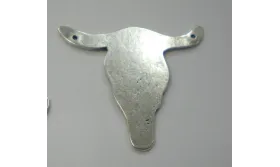 cabeza Toro 45*40 P.Vieja / Cuentas Metálicas de Latón / Zamak