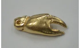 Pata cangrejo 37*14mm O.Mate / Cuentas Metálicas de Latón / Zamak