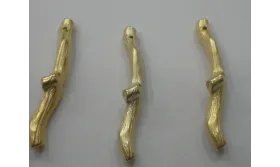 rama coral 30mm O.Mate / Cuentas Metálicas de Latón / Zamak