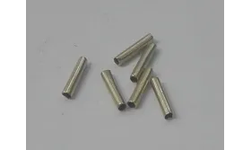 Tubo hueco 10mm *1mm interior / Cuentas Metálicas de Latón / Zamak