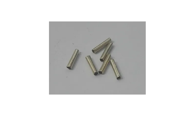 Tubo hueco 10mm *1mm interior / Cuentas Metálicas de Latón / Zamak