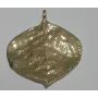 Hoja Natural Metalizada Oro 50*53 Oro / Cuentas Metálicas de Latón / Zamak