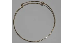 Pulsera regulable Oro / Bases de Pulseras de Latón / Zamak